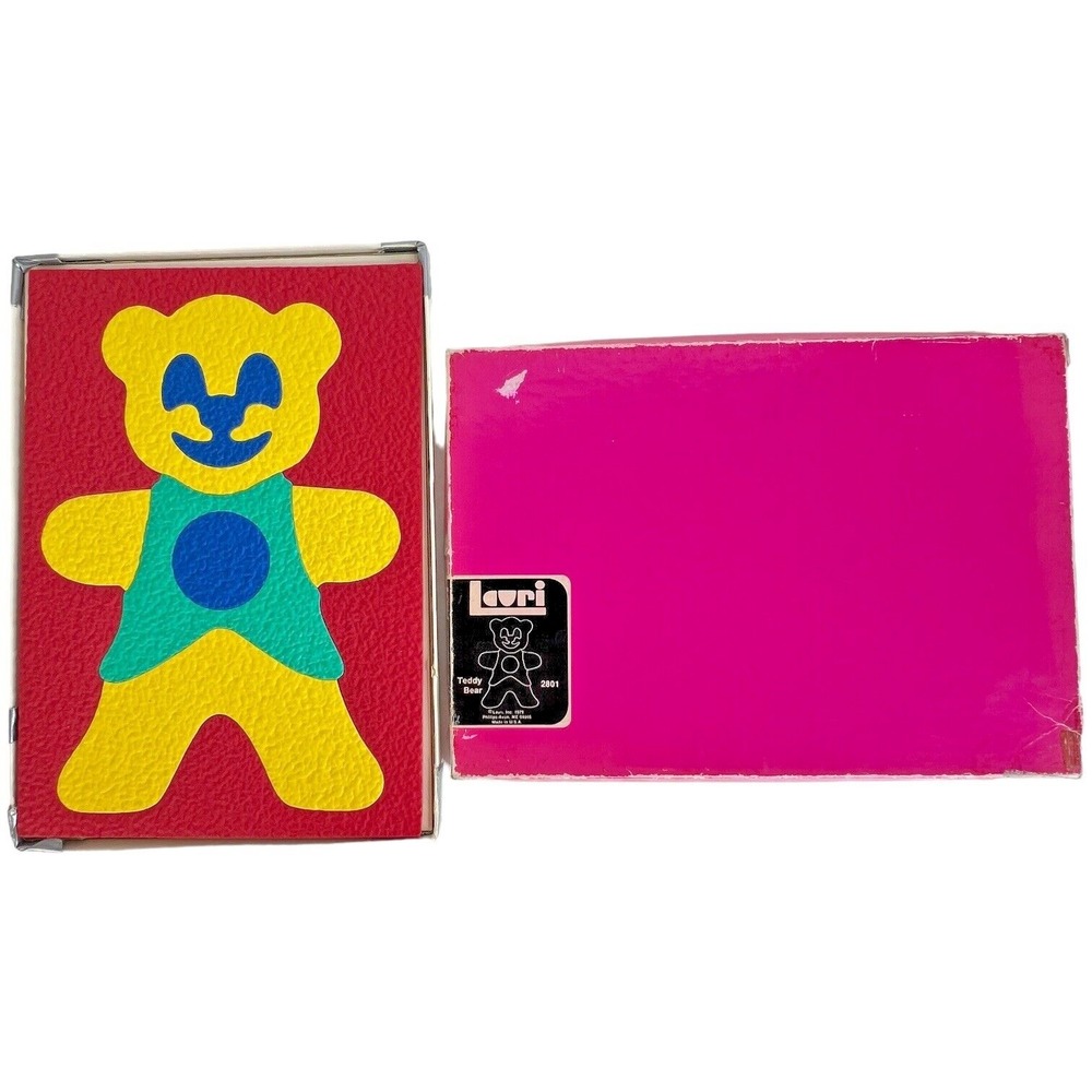 1979‎ Lauri Textured Crepe Foam Puzzle Teddy Bear 2801 Child Complete With Box